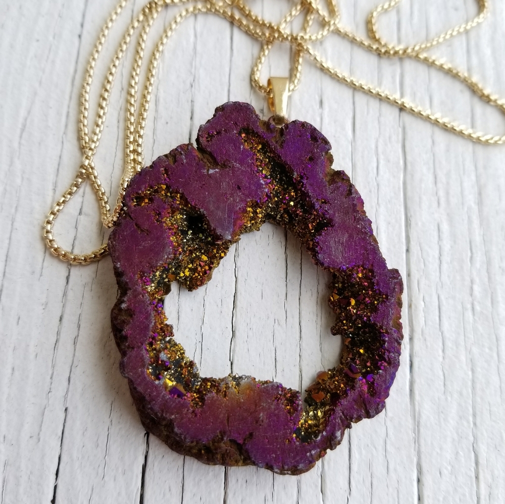 Geode Necklace